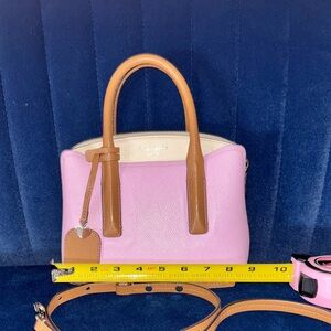 Pink and Tan Women's Handbag Kate spade New York Margaux mini satchel